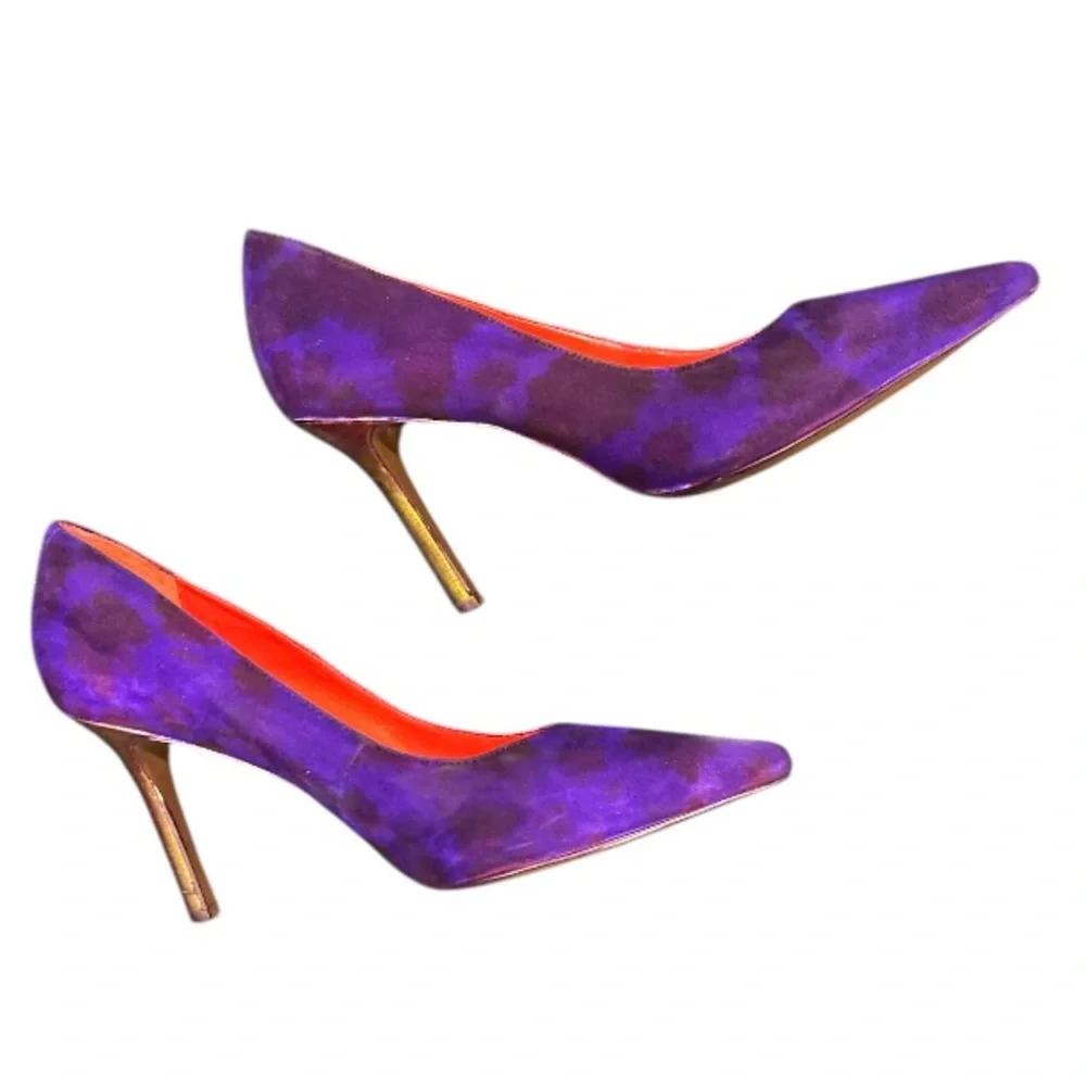 Ralph Lauren Purple Women's Heels Still in‎ Great Condition, Size 8. - Picture 4 of 7